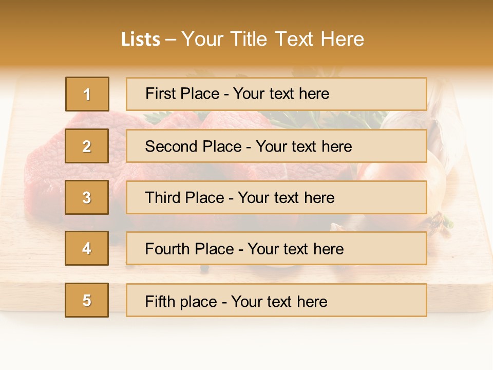 Kitchen Chop Pepper PowerPoint Template