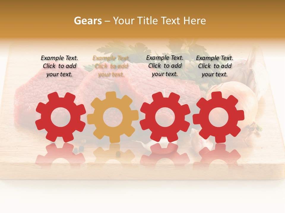 Kitchen Chop Pepper PowerPoint Template