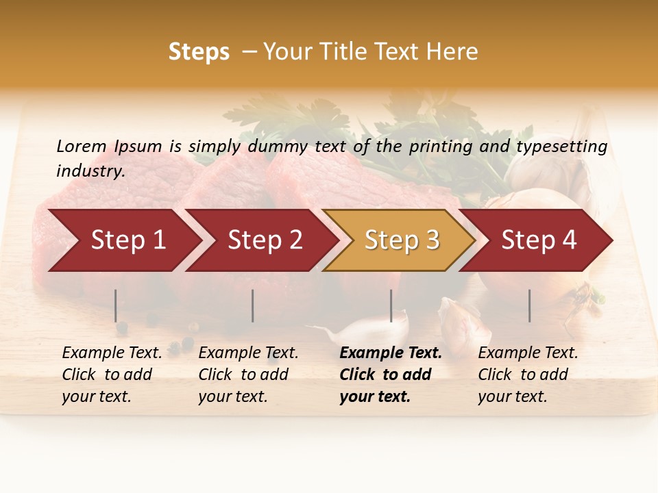 Kitchen Chop Pepper PowerPoint Template