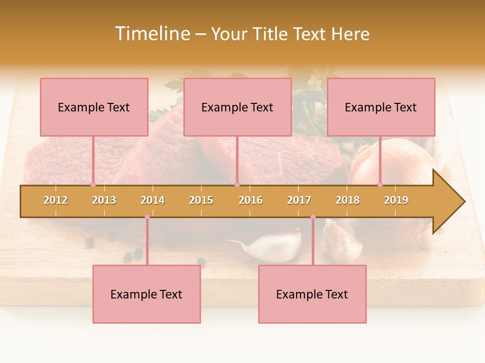 Kitchen Chop Pepper PowerPoint Template