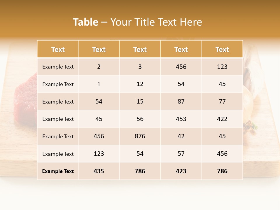 Kitchen Chop Pepper PowerPoint Template