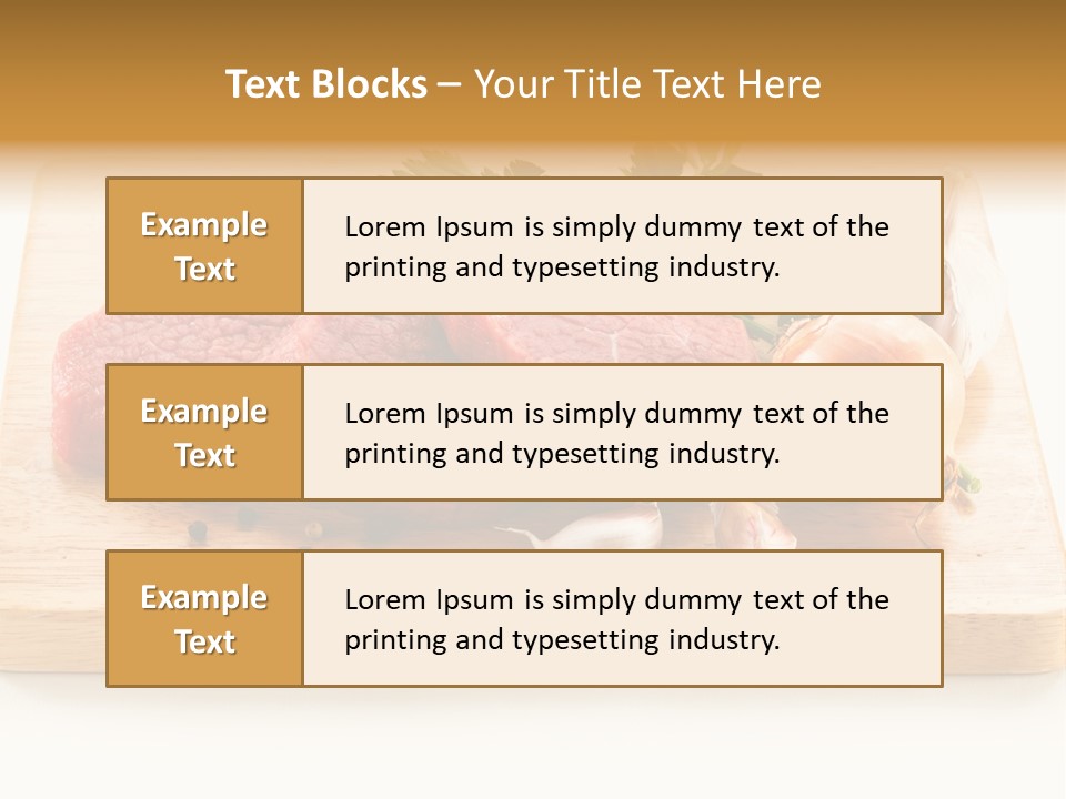 Kitchen Chop Pepper PowerPoint Template
