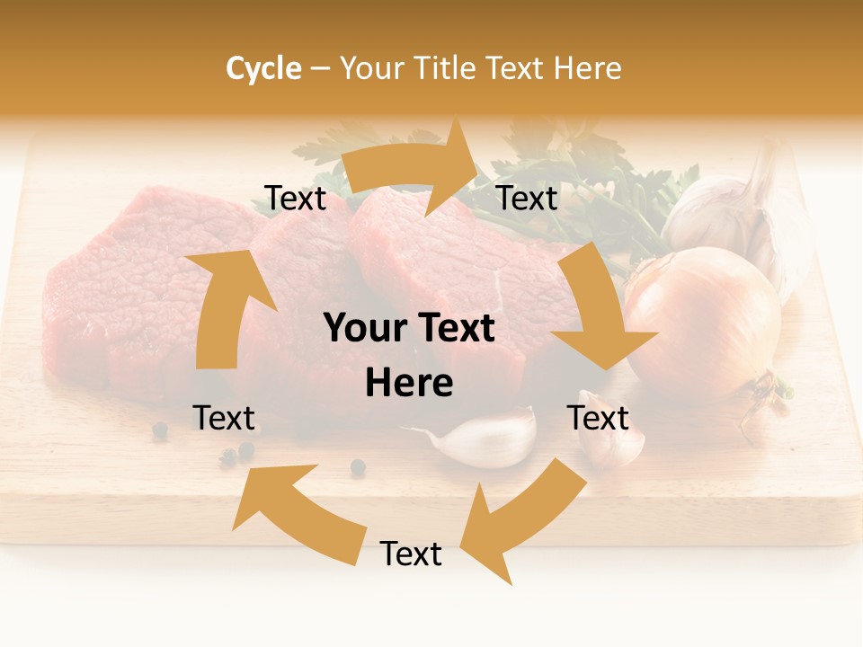 Kitchen Chop Pepper PowerPoint Template