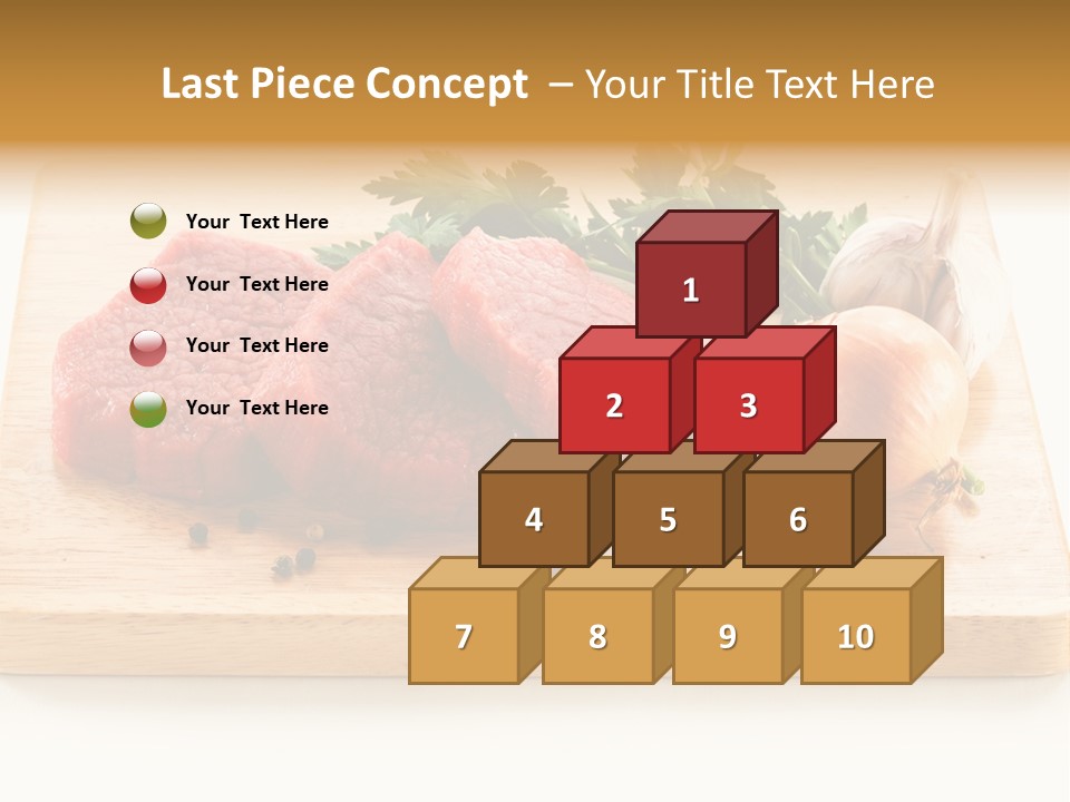 Kitchen Chop Pepper PowerPoint Template