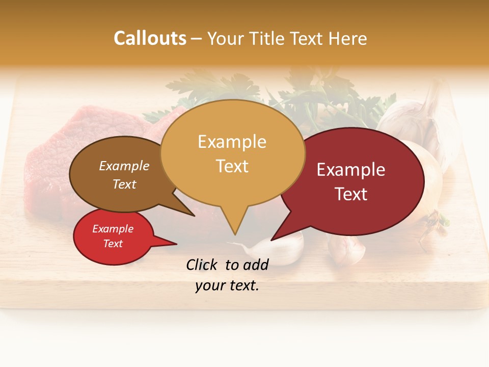 Kitchen Chop Pepper PowerPoint Template