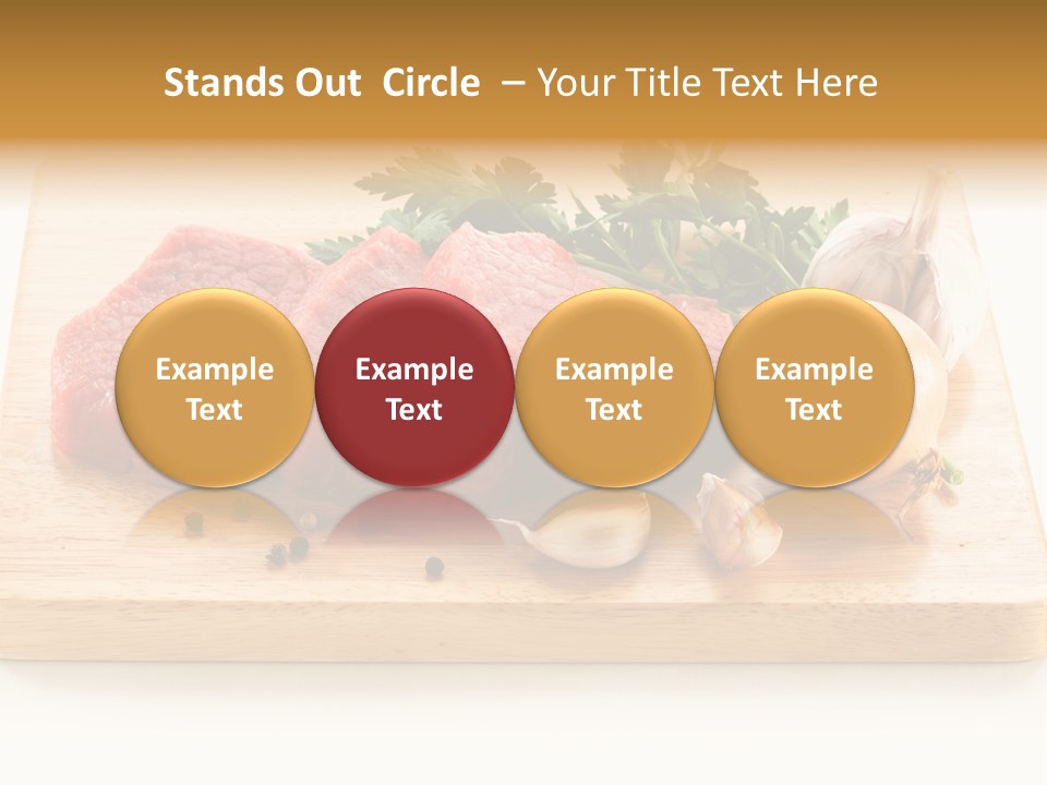 Kitchen Chop Pepper PowerPoint Template