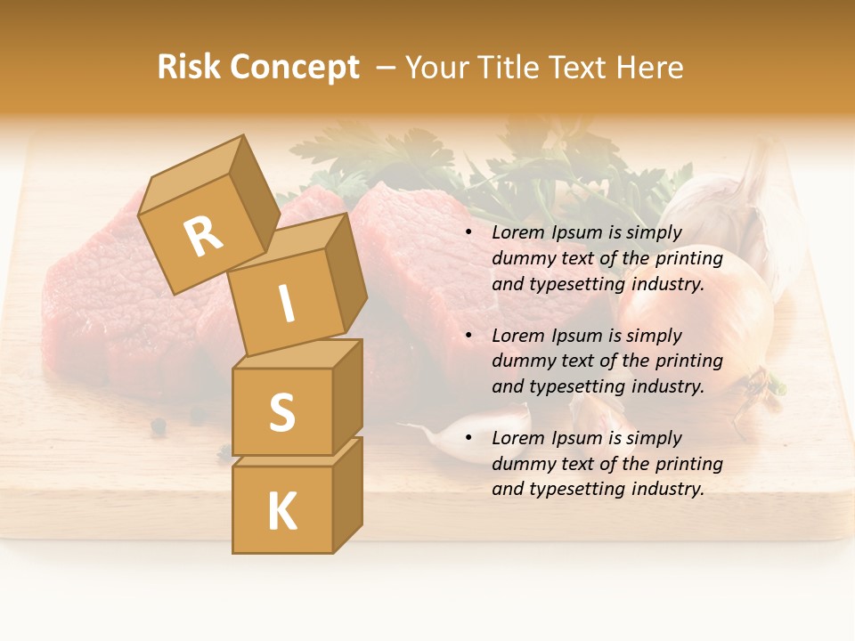 Kitchen Chop Pepper PowerPoint Template