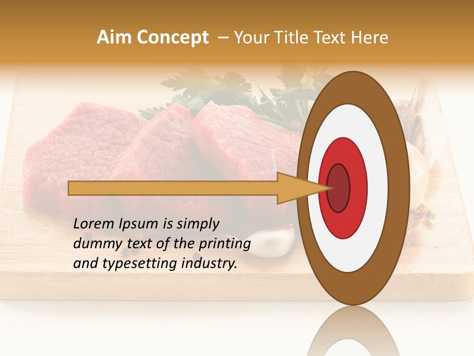 Kitchen Chop Pepper PowerPoint Template