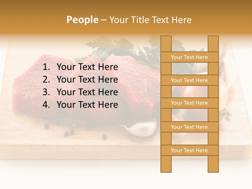 Kitchen Chop Pepper PowerPoint Template