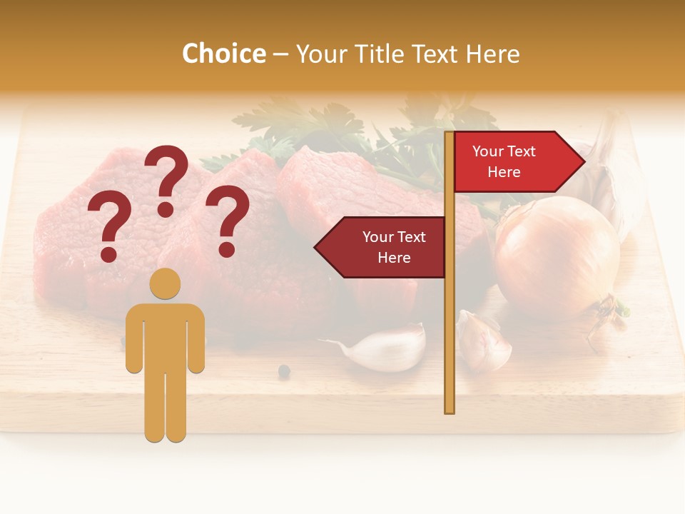 Kitchen Chop Pepper PowerPoint Template