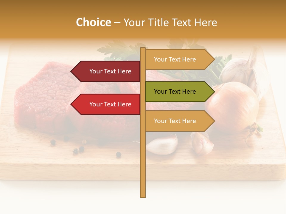 Kitchen Chop Pepper PowerPoint Template