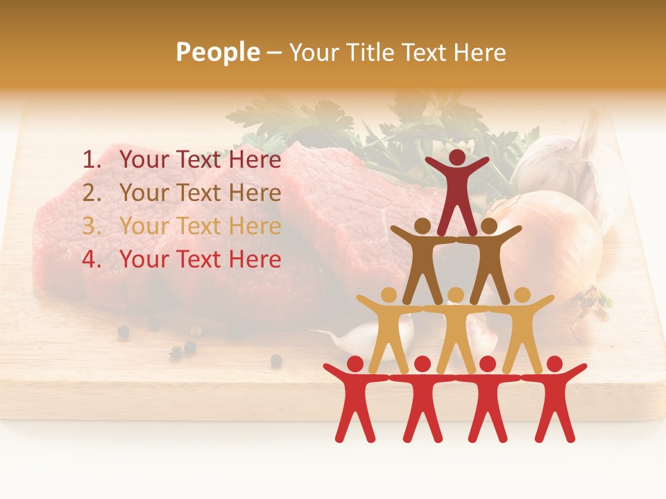 Kitchen Chop Pepper PowerPoint Template