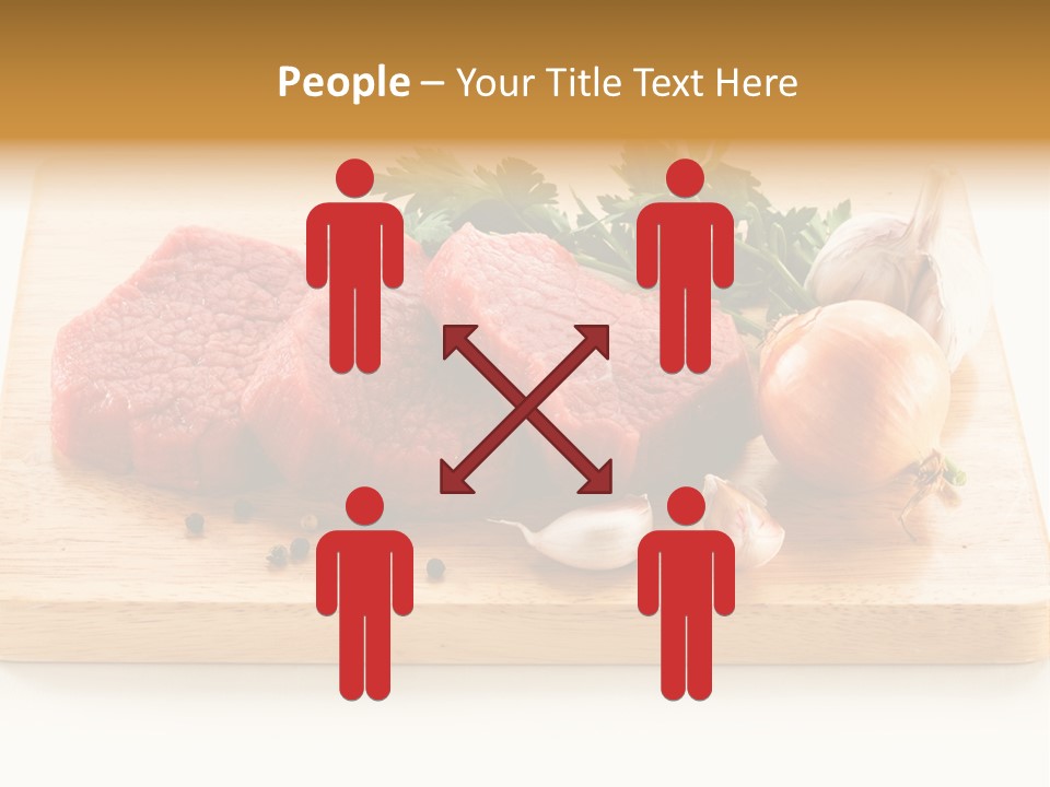 Kitchen Chop Pepper PowerPoint Template