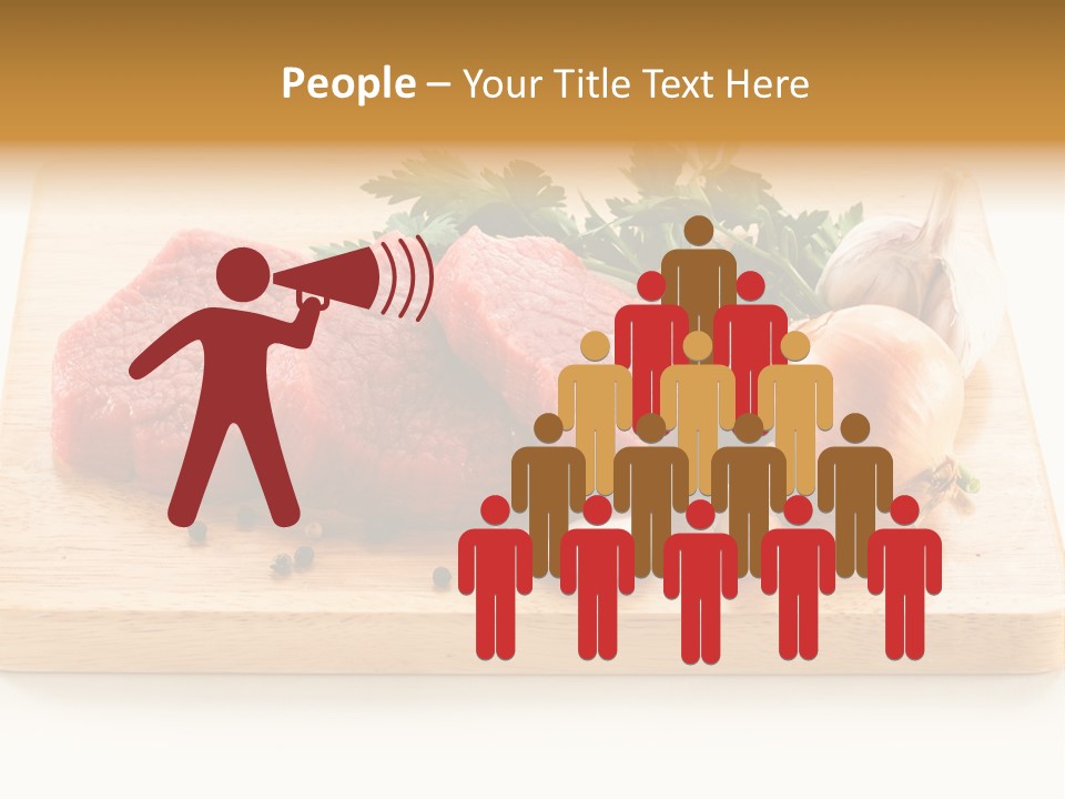 Kitchen Chop Pepper PowerPoint Template