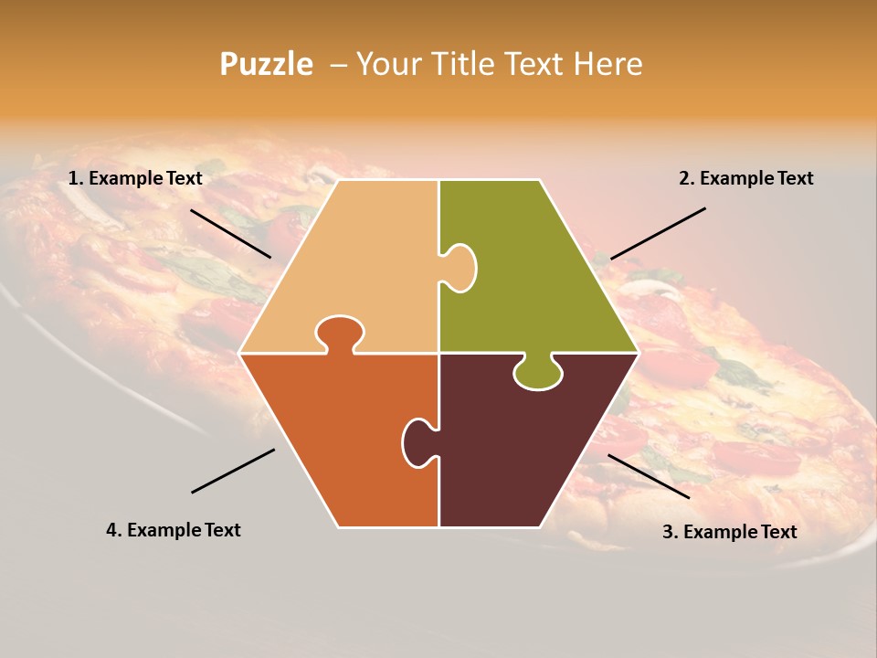 Mushroom Ham Champignon PowerPoint Template