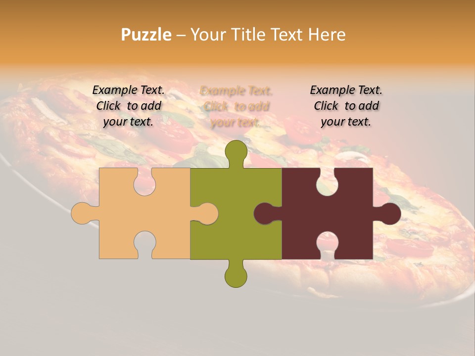 Mushroom Ham Champignon PowerPoint Template