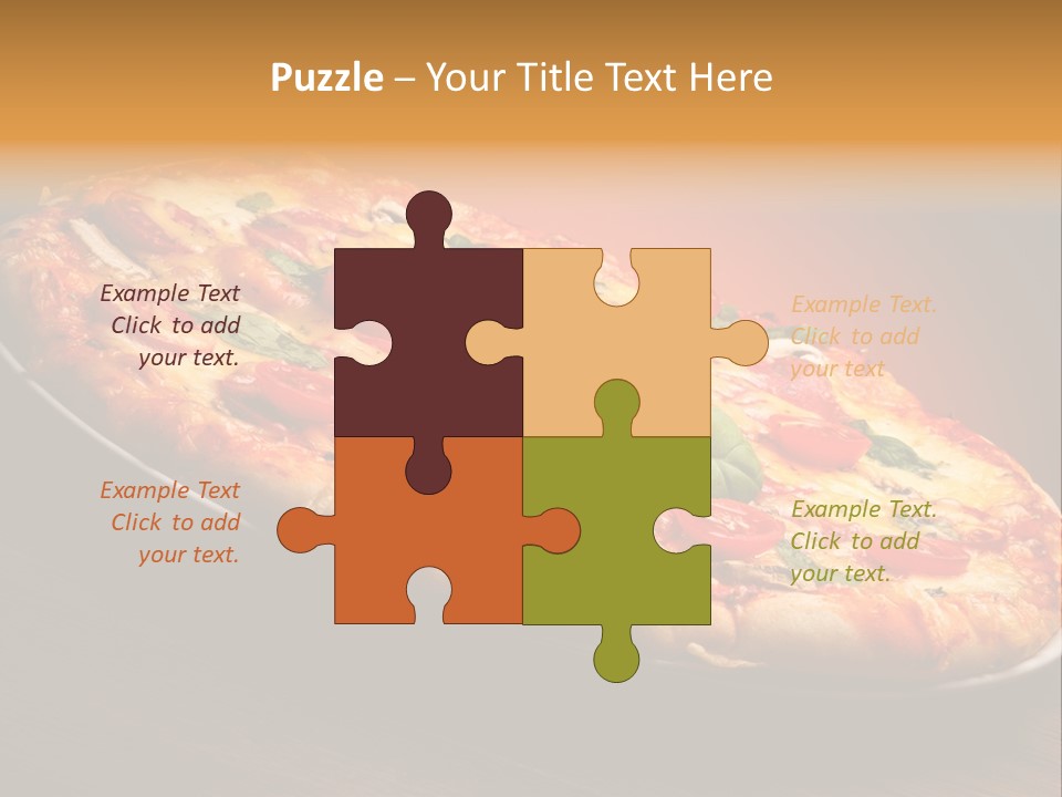 Mushroom Ham Champignon PowerPoint Template