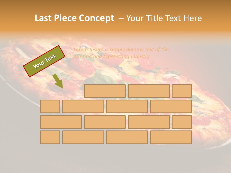 Mushroom Ham Champignon PowerPoint Template