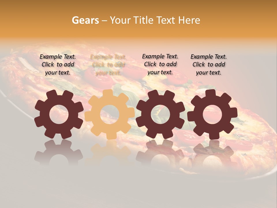 Mushroom Ham Champignon PowerPoint Template