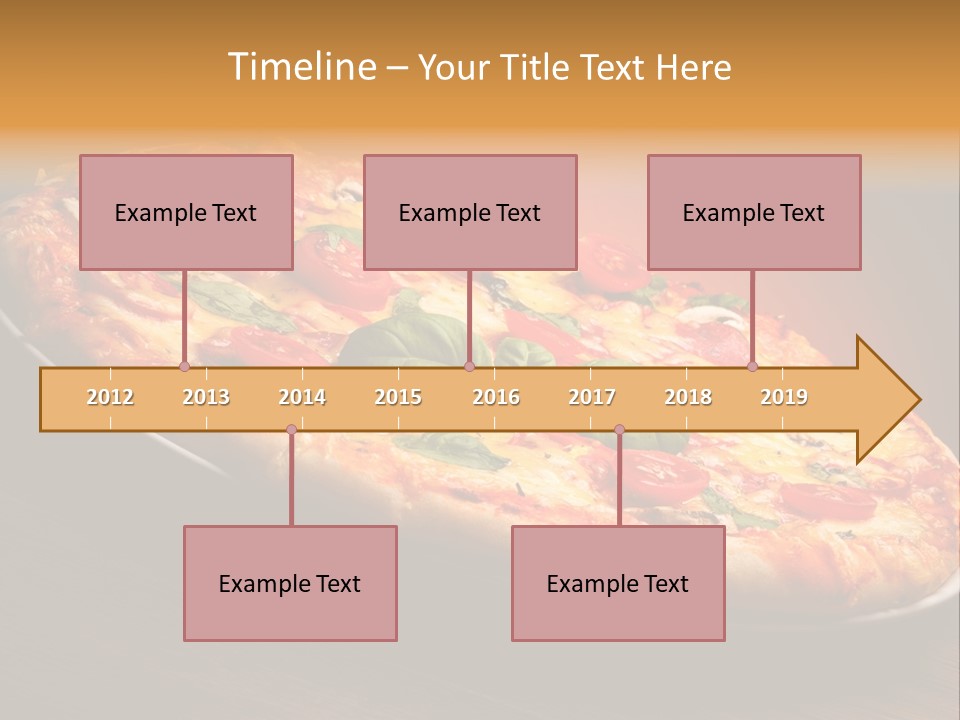 Mushroom Ham Champignon PowerPoint Template
