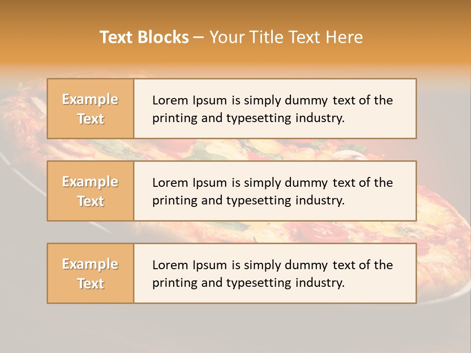 Mushroom Ham Champignon PowerPoint Template