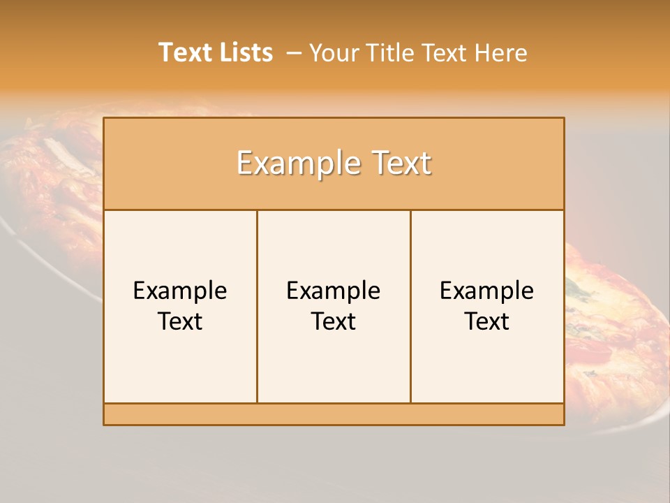Mushroom Ham Champignon PowerPoint Template