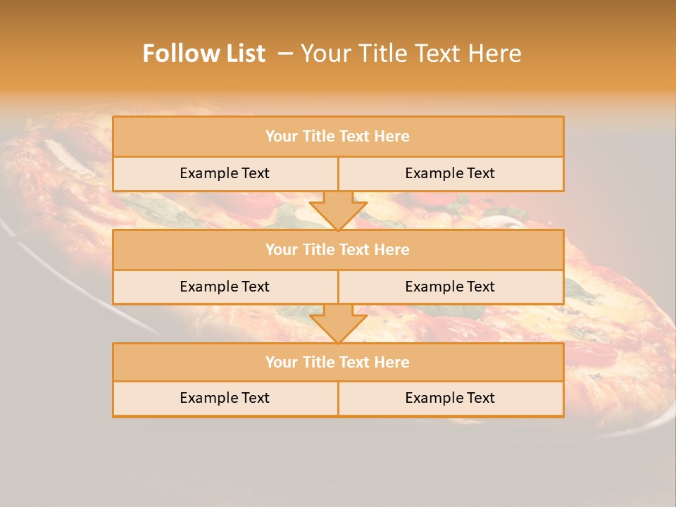 Mushroom Ham Champignon PowerPoint Template