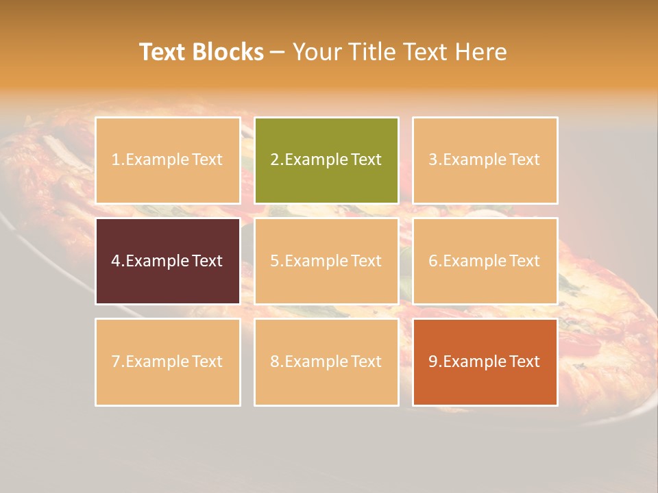 Mushroom Ham Champignon PowerPoint Template