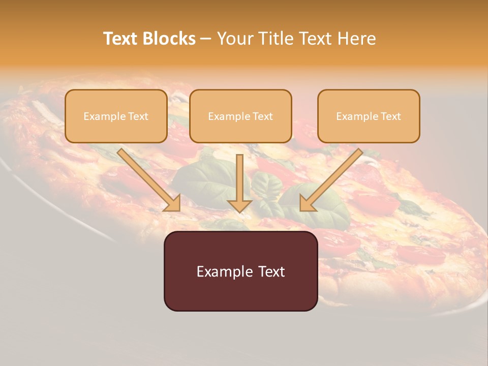 Mushroom Ham Champignon PowerPoint Template