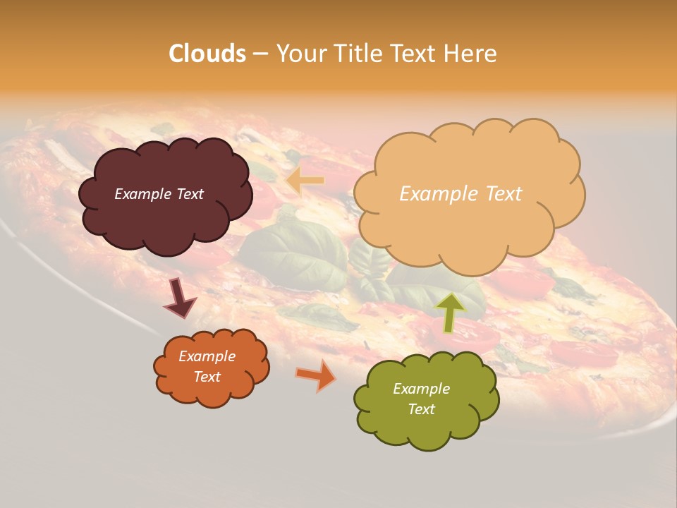 Mushroom Ham Champignon PowerPoint Template