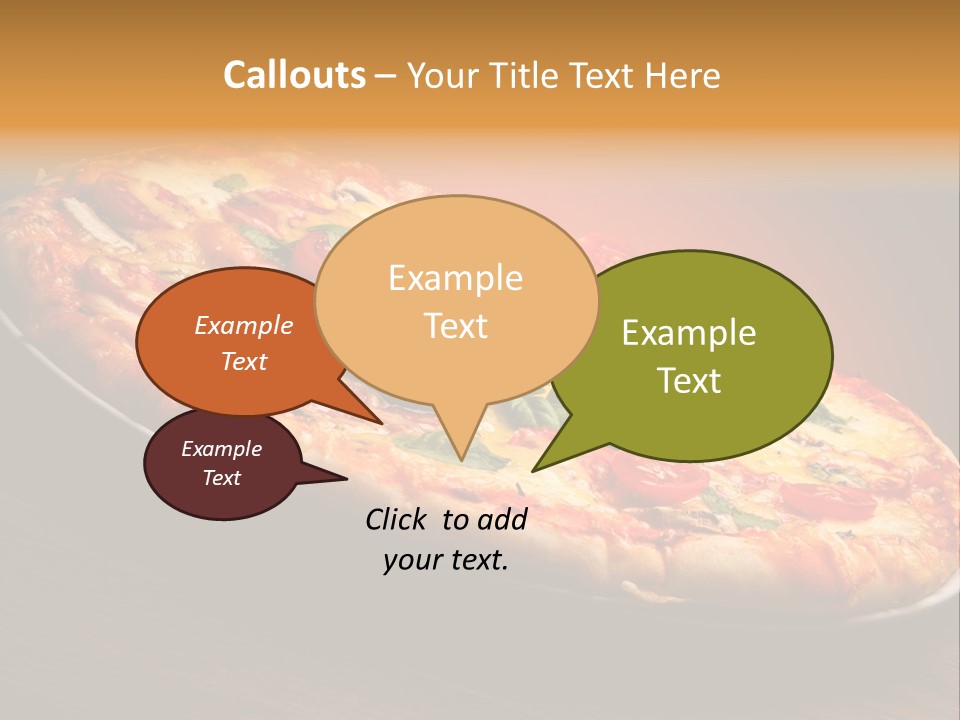 Mushroom Ham Champignon PowerPoint Template