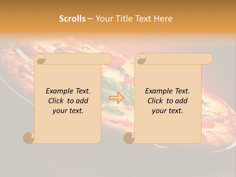 Mushroom Ham Champignon PowerPoint Template