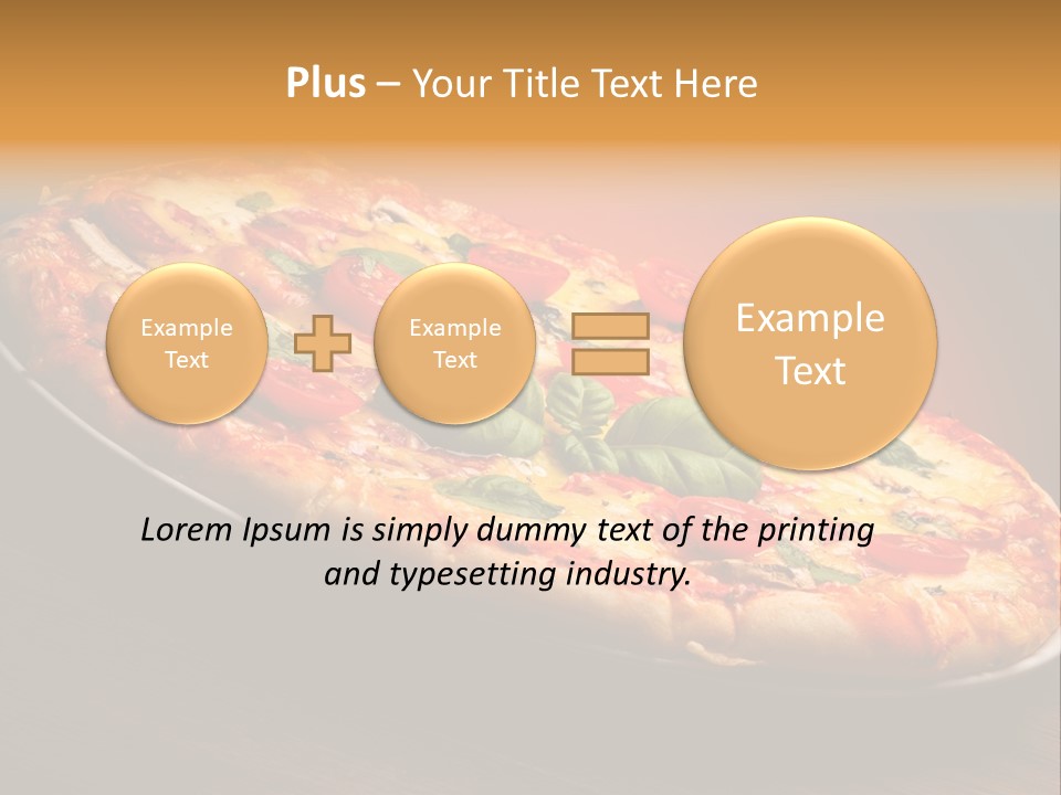 Mushroom Ham Champignon PowerPoint Template