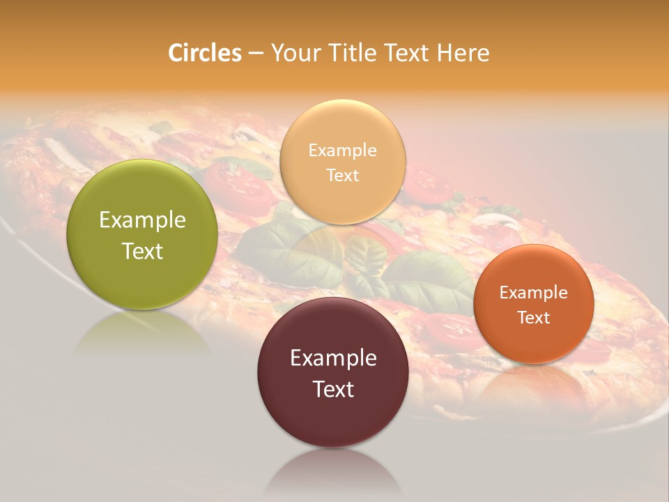 Mushroom Ham Champignon PowerPoint Template