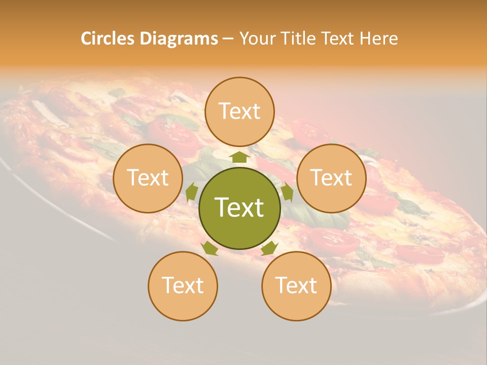 Mushroom Ham Champignon PowerPoint Template