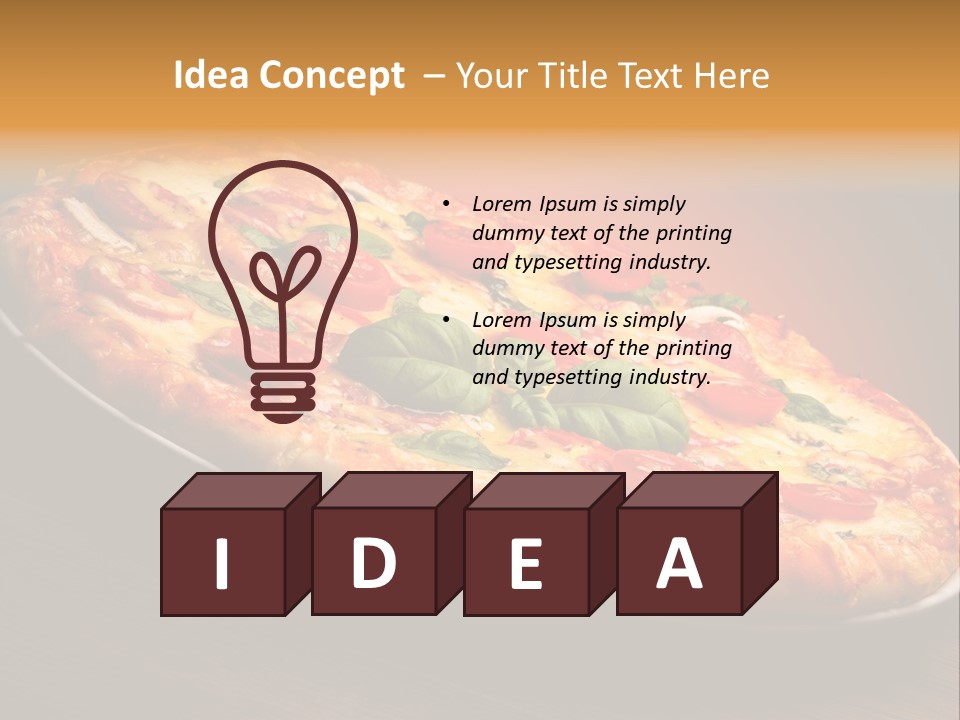 Mushroom Ham Champignon PowerPoint Template