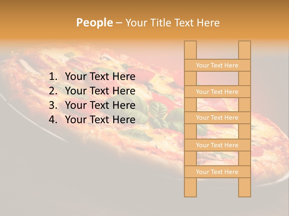 Mushroom Ham Champignon PowerPoint Template