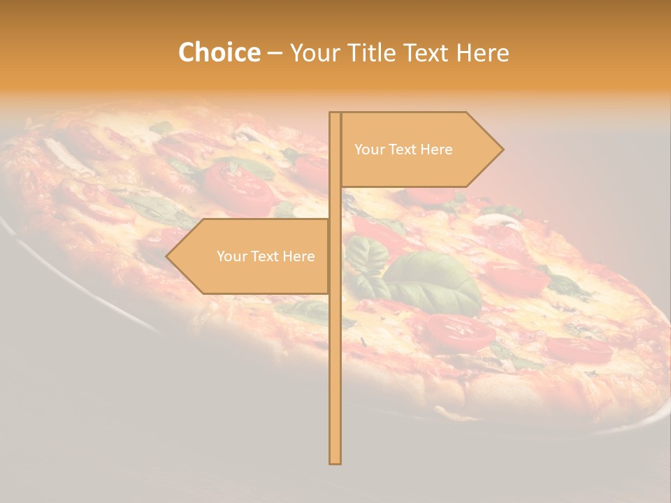 Mushroom Ham Champignon PowerPoint Template