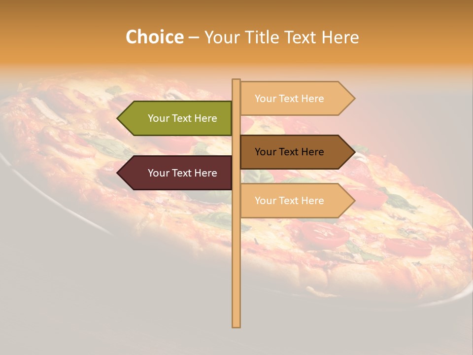 Mushroom Ham Champignon PowerPoint Template