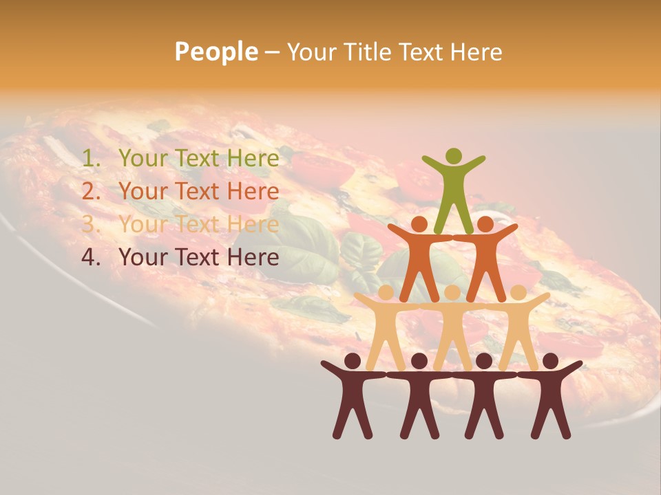 Mushroom Ham Champignon PowerPoint Template