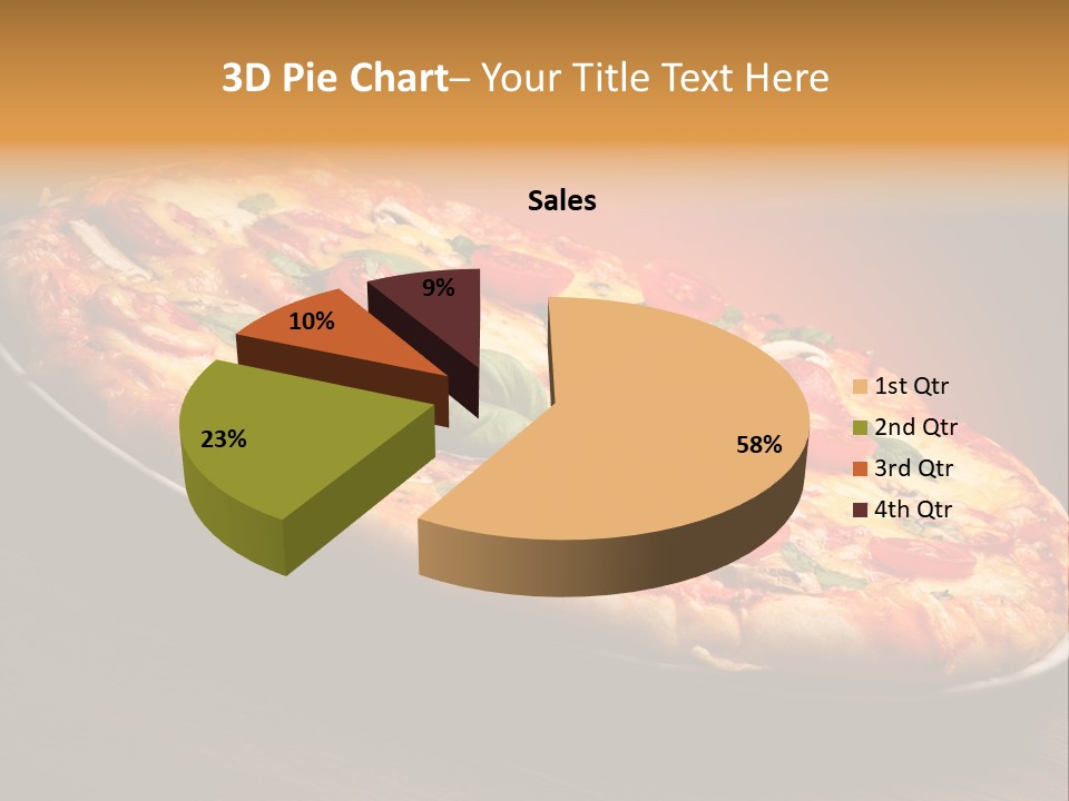 Mushroom Ham Champignon PowerPoint Template
