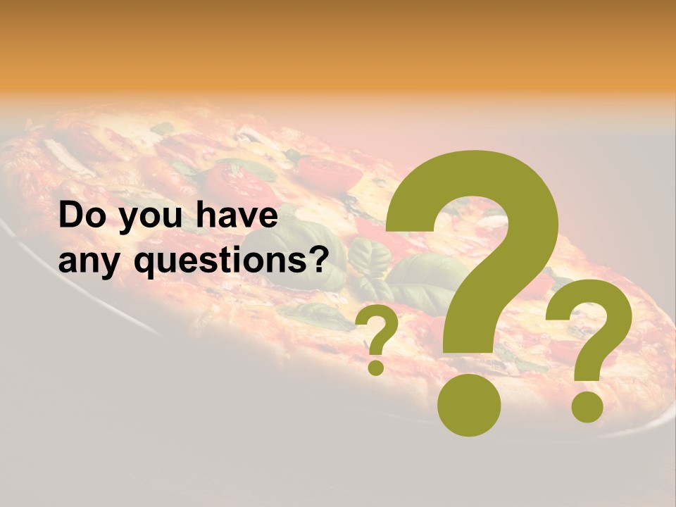 Mushroom Ham Champignon PowerPoint Template