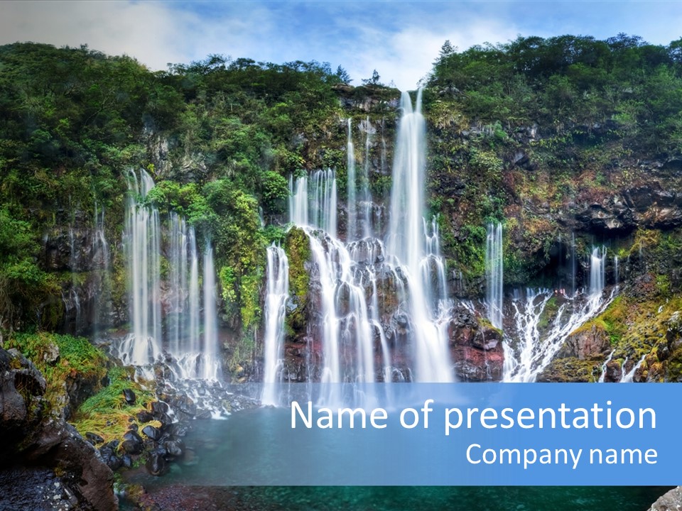 Element Stone Meeting PowerPoint Template