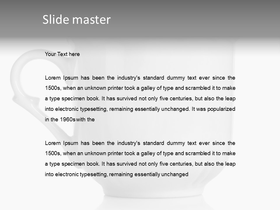 Tableware Single Background PowerPoint Template