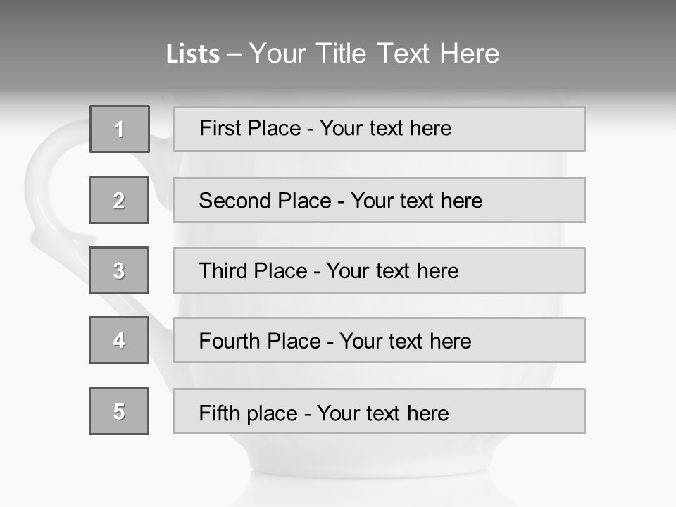 Tableware Single Background PowerPoint Template