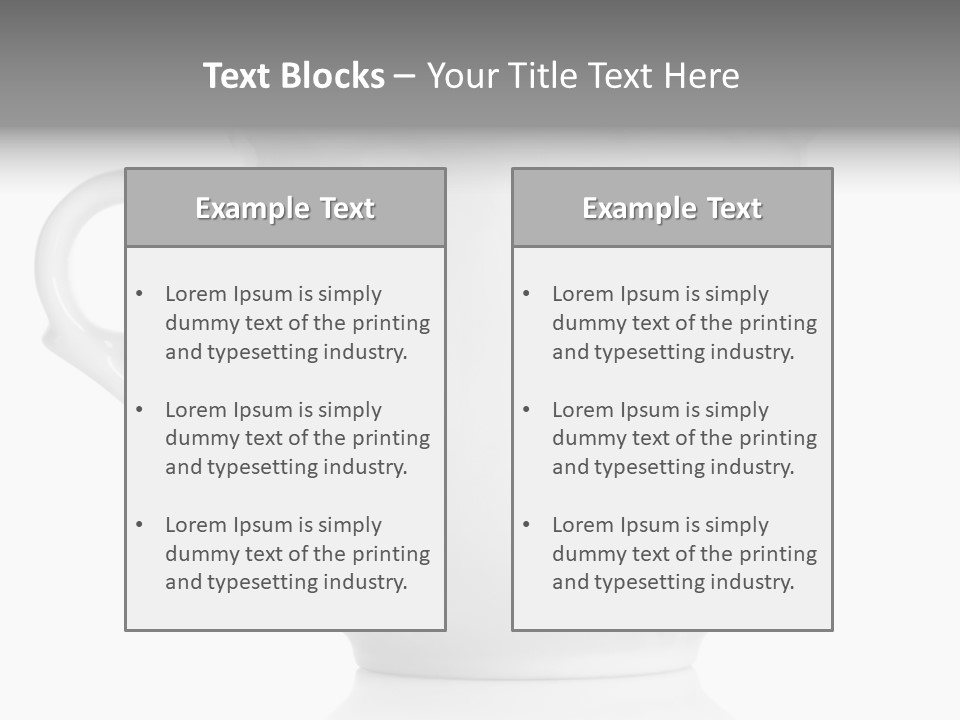 Tableware Single Background PowerPoint Template