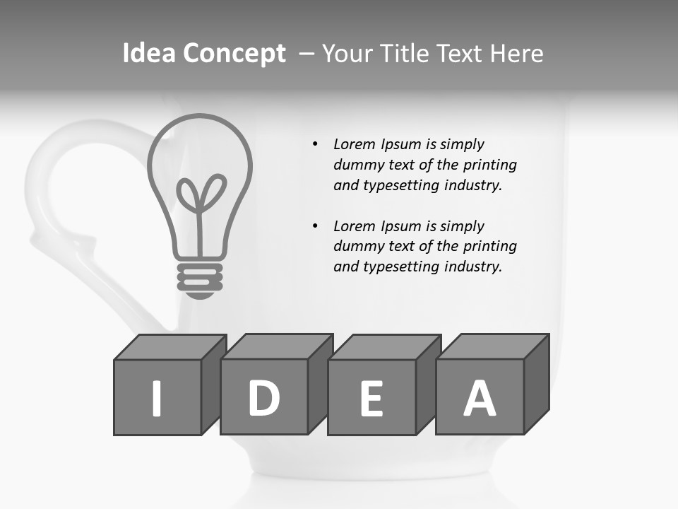 Tableware Single Background PowerPoint Template