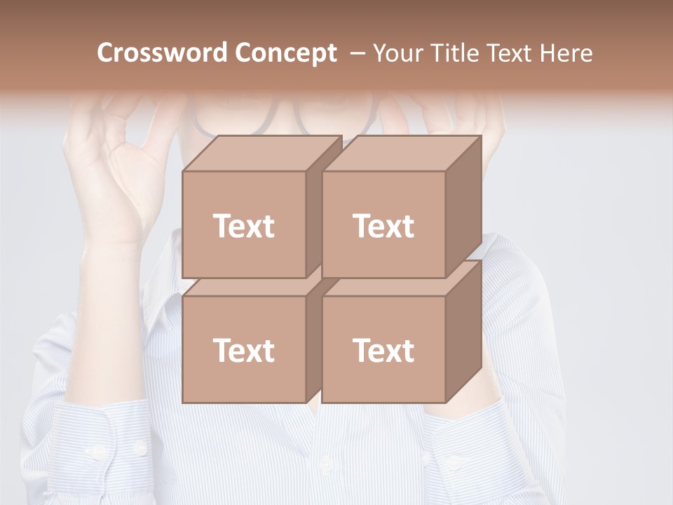 Background Looking Glasses PowerPoint Template