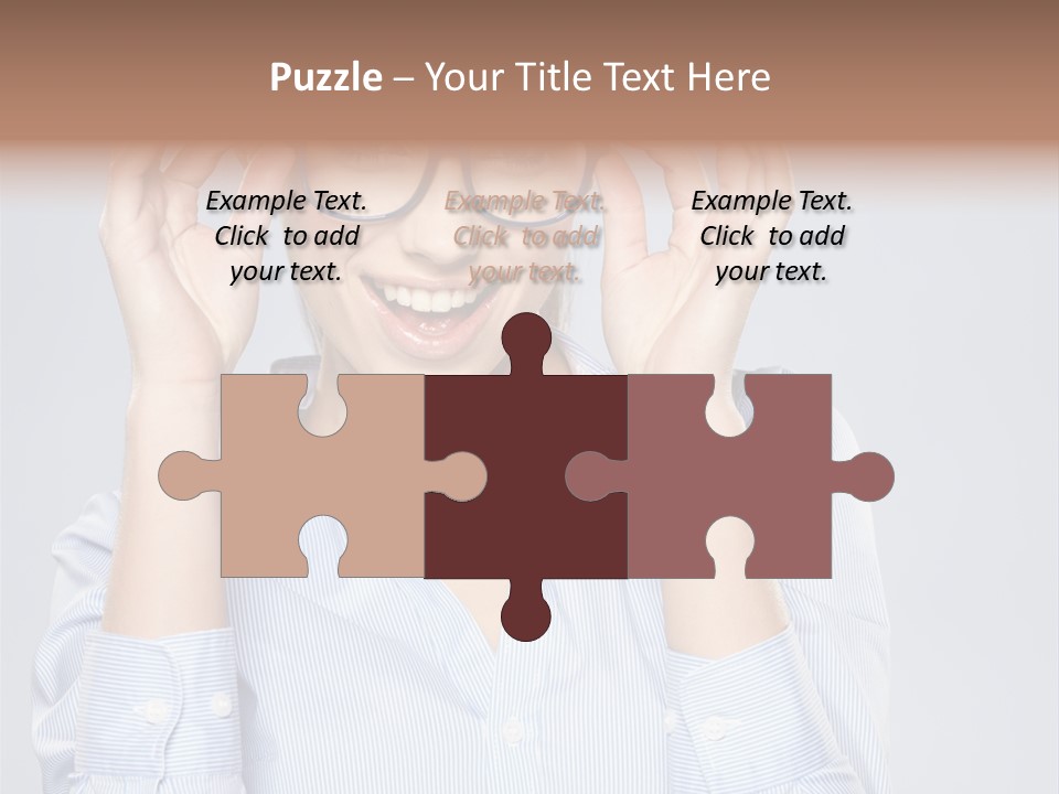 Background Looking Glasses PowerPoint Template