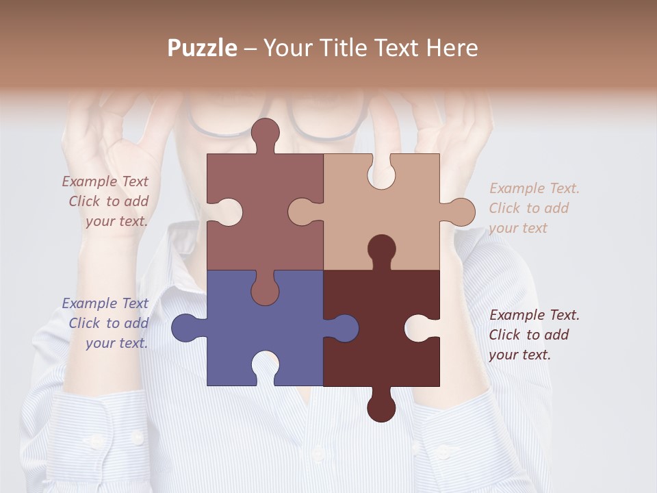 Background Looking Glasses PowerPoint Template